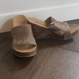 Wedged Blowfish shoes